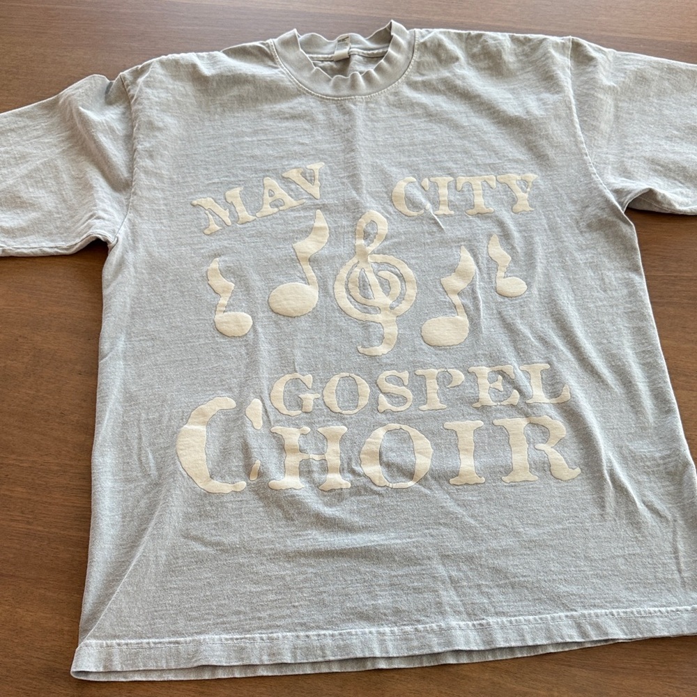 Los Angeles Apparel Gray Graphic Tee - Mac City Gospel Choir